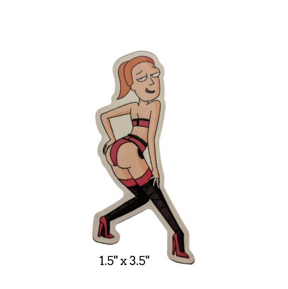 10/$10 Sexy Summer, Rick and Morty Sticker